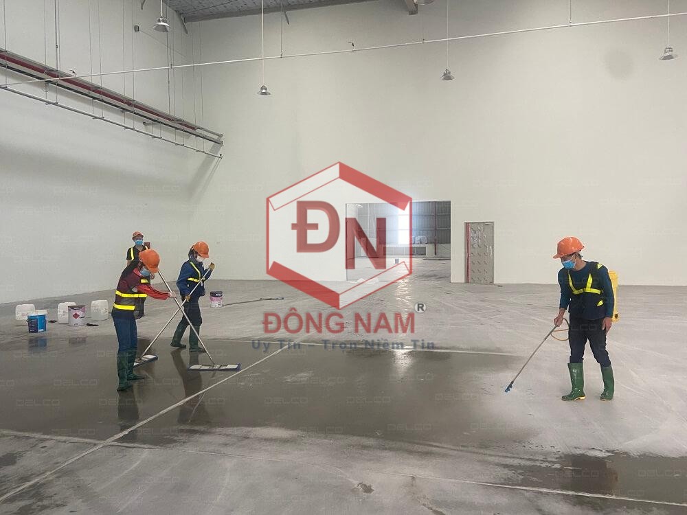 Xoa nền nhà xưởng tại Đồng Nai trọn gói