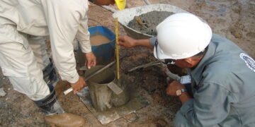 Quy trình kiểm tra sụt bê tông