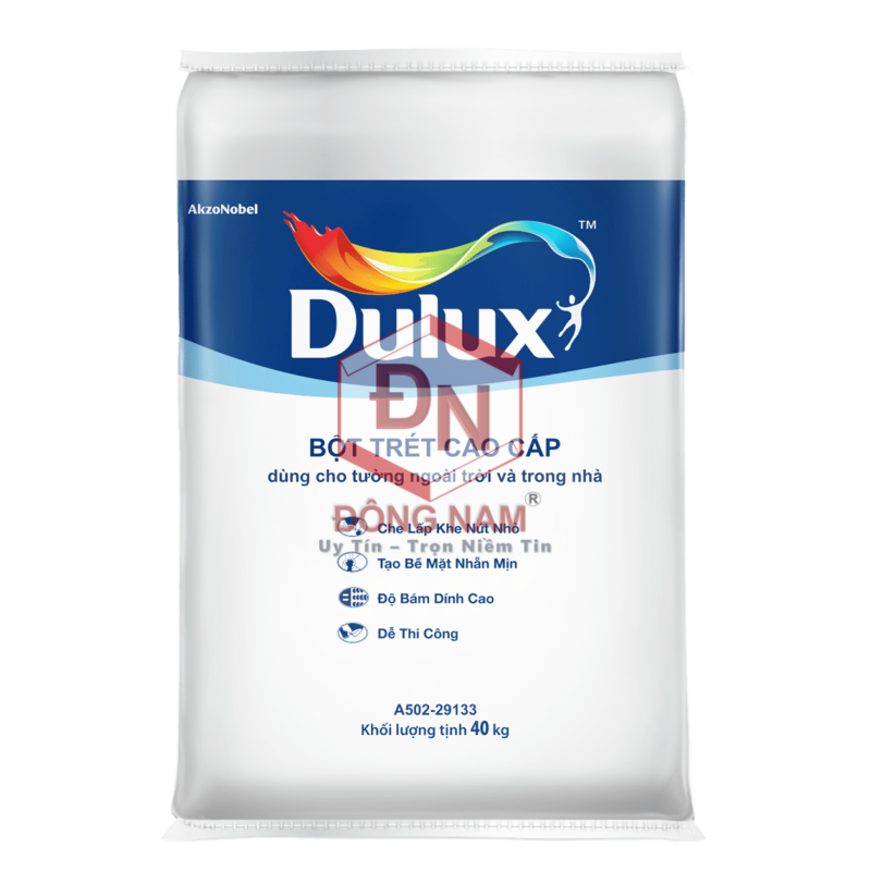 1kg bột trét tường được bao nhiêu m2 Bột trét tường Dulux